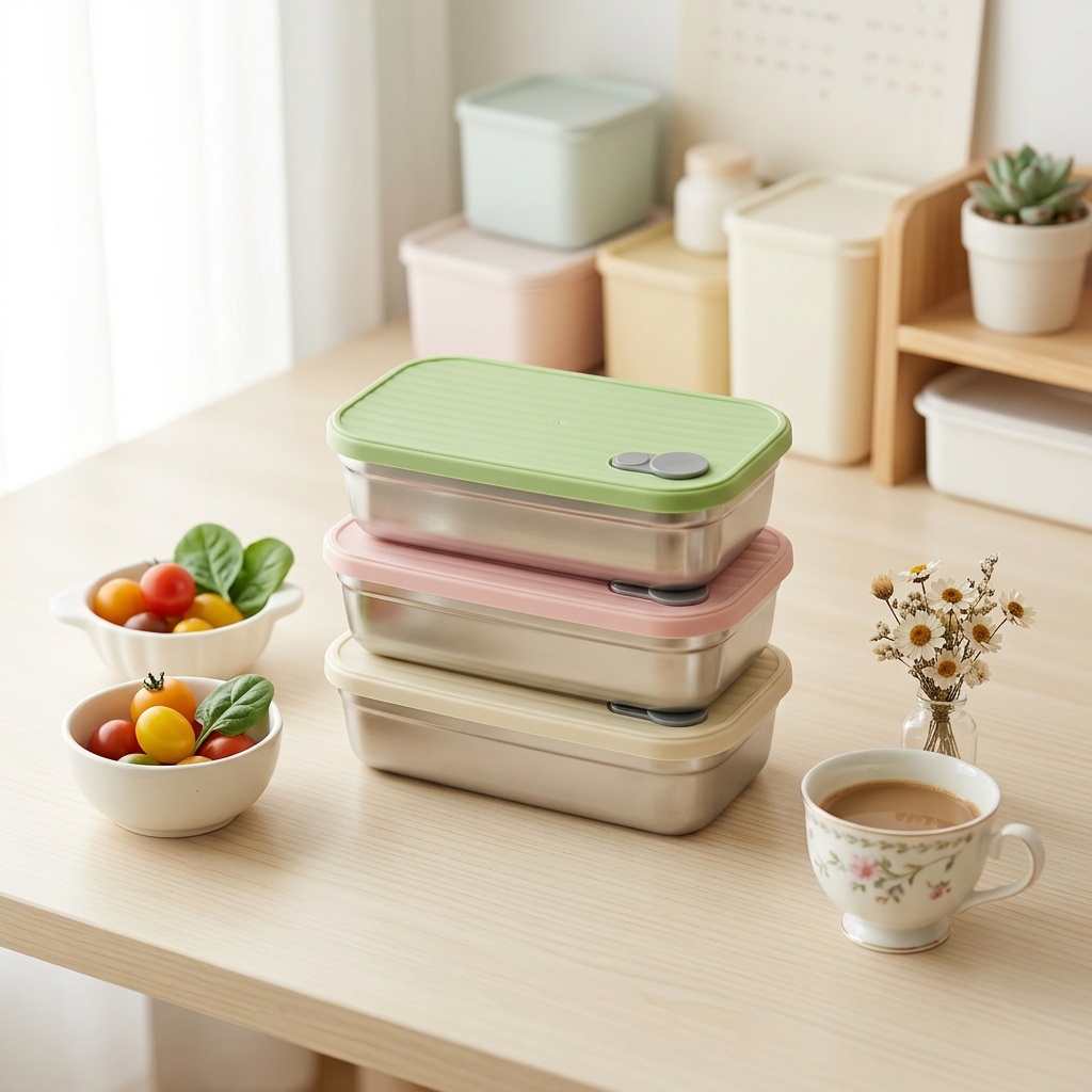 Food Storage Underground - Contenitore per Pranzo in Acciaio Inox,