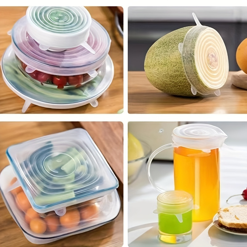 6 coperchi in silicone riutili - Silicone Stretch Lid recensione e prezzo